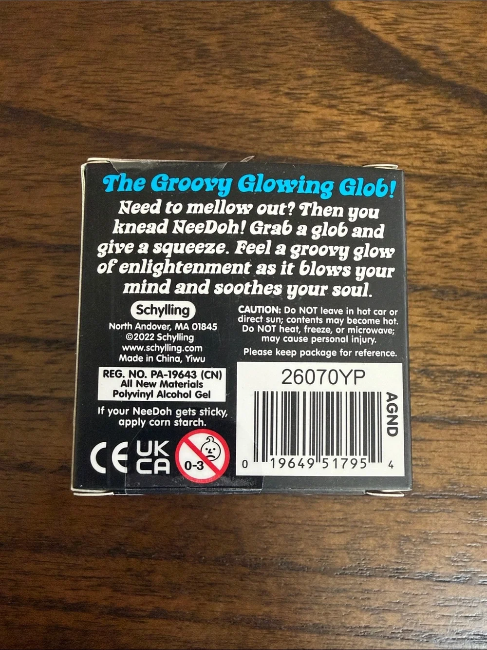 Glow In The Dark Stress Ball - Blue